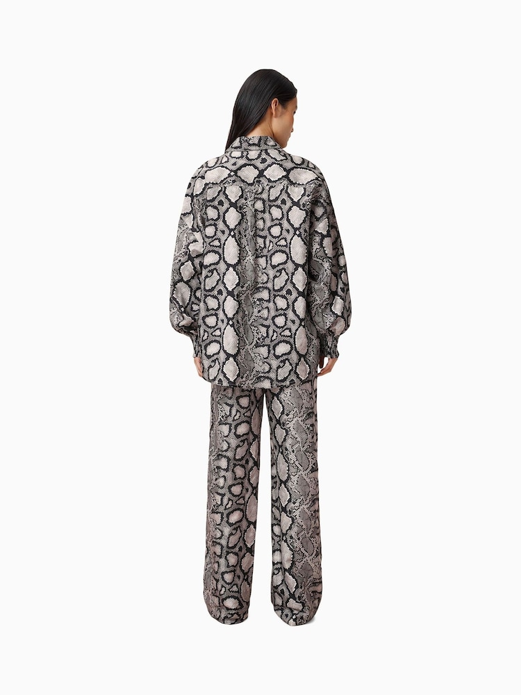 AllSaints White Charli Trousers - Image 2 of 7