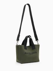 AllSaints Green Izzy Mini Tote Bag - Image 3 of 6