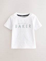 Baker by Ted Baker Green Quilted Jacket T-Shirt and Trousers Set - Image 3 of 5
