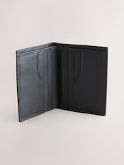 Chocolate Brown Mini Bifold Cardholder Wallet - Image 4 of 4