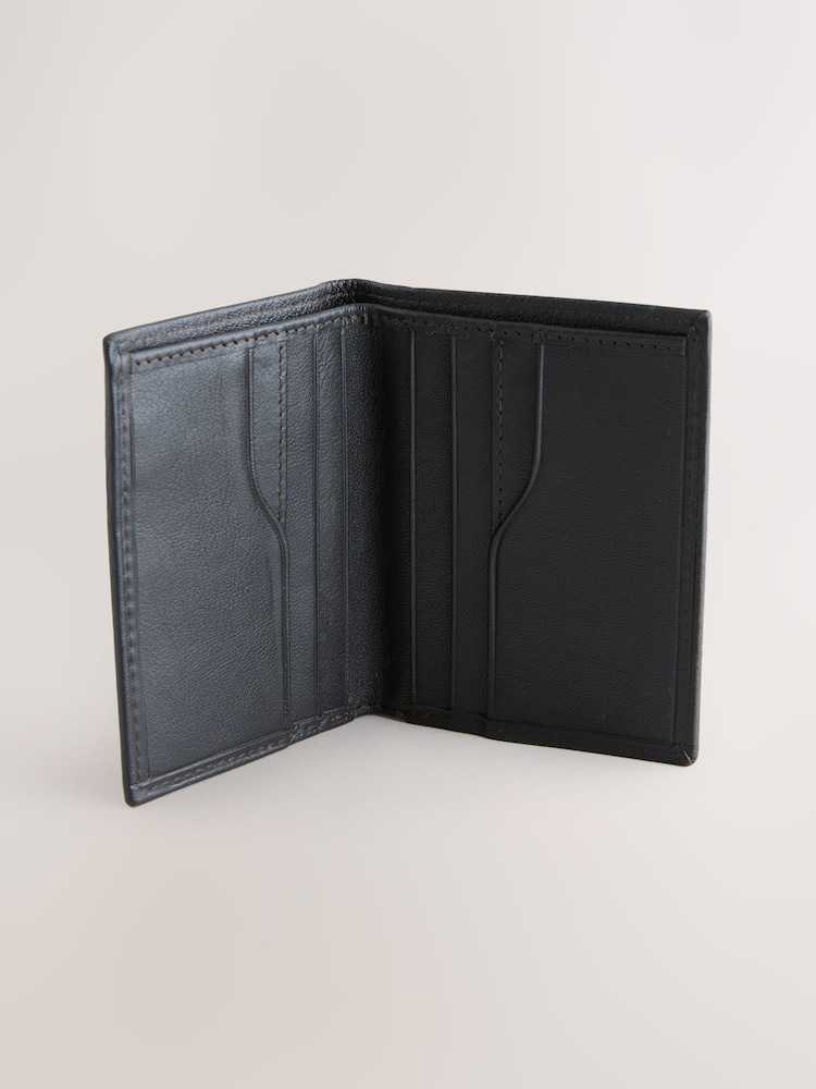 Chocolate Brown Mini Bifold Cardholder Wallet - Image 4 of 4