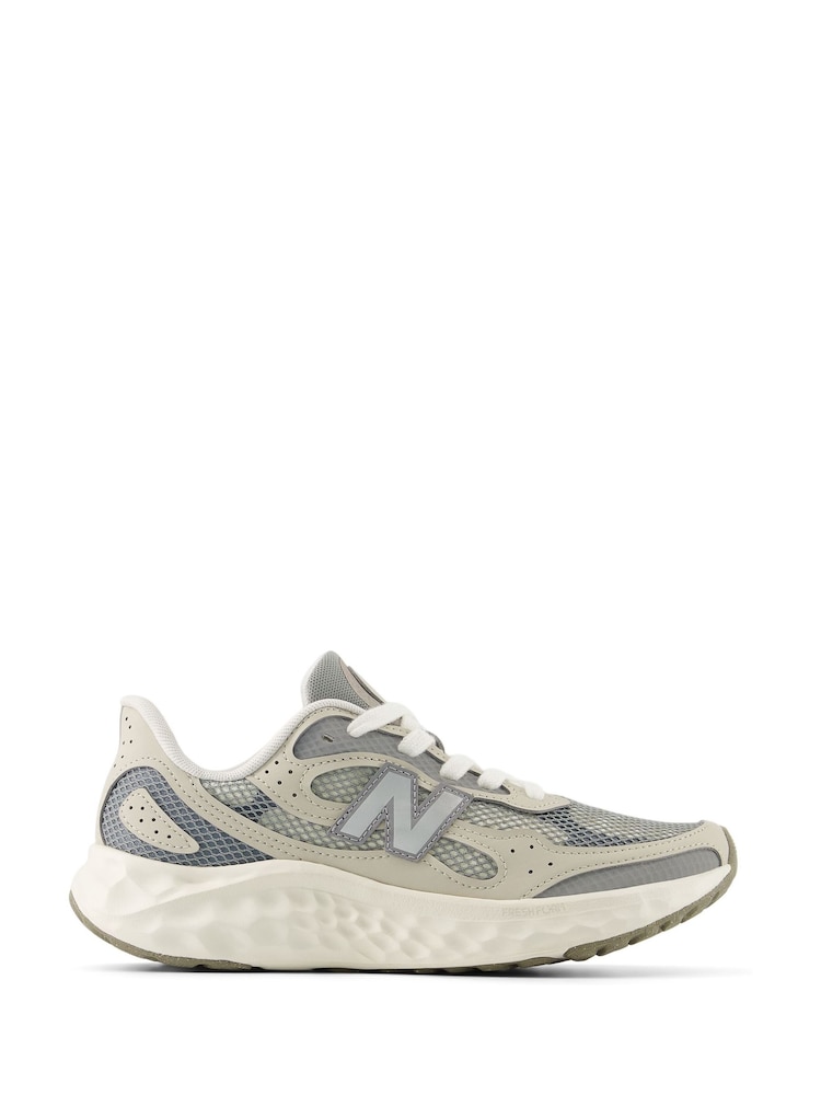 New Balance Grey Womens Fresh Foam Arishi V4 Trainers - Image 1 of 12