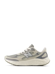 New Balance Grey Womens Fresh Foam Arishi V4 Trainers - Image 2 of 12