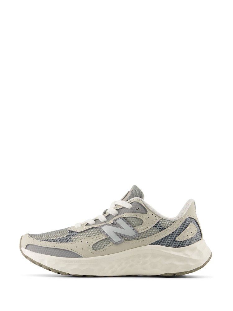 New Balance Grey Womens Fresh Foam Arishi V4 Trainers - Image 2 of 12
