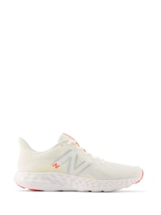 New Balance White Womens 411 V3 Trainers - Image 1 of 10