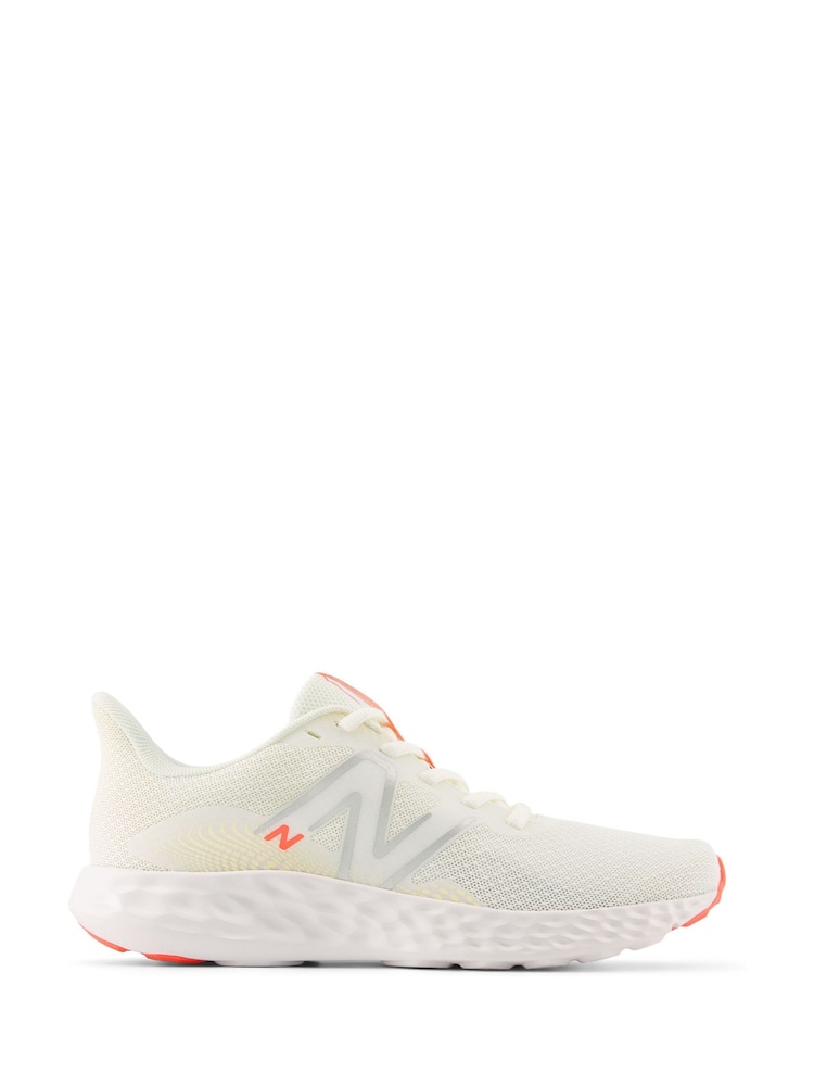 New Balance White Womens 411 V3 Trainers - Image 1 of 10
