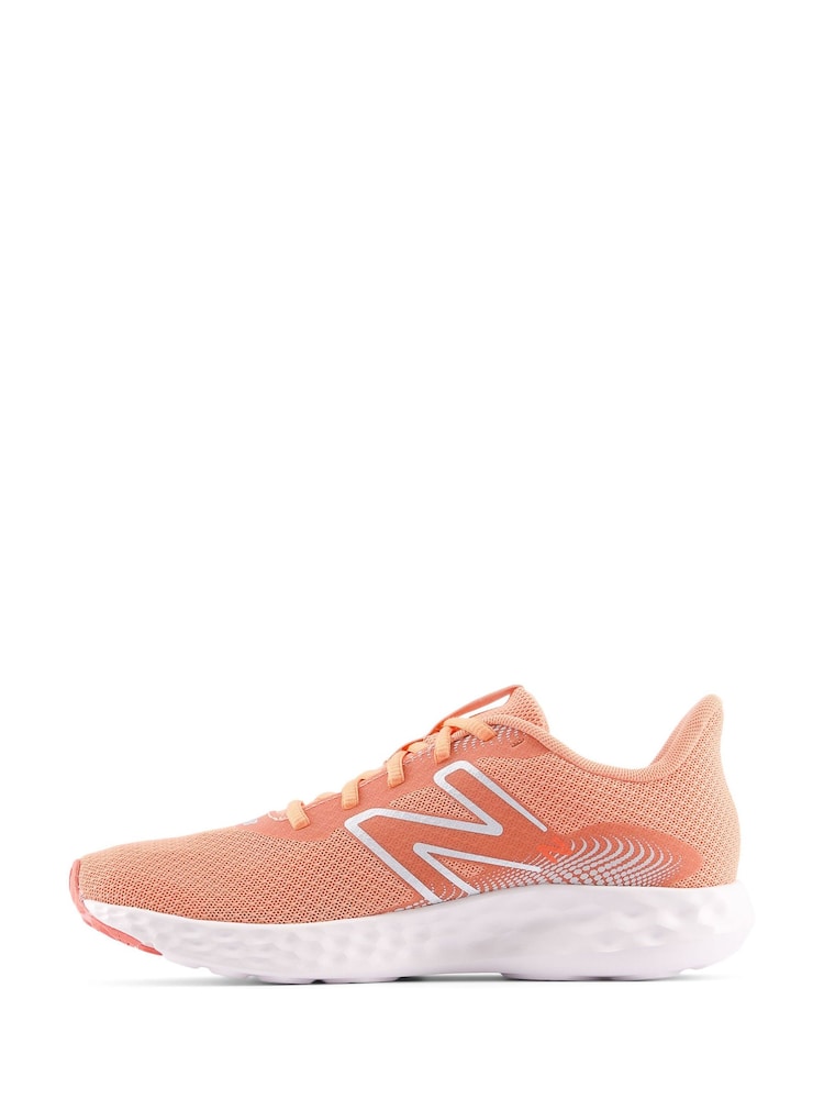 New Balance Orange Womens 411 V3 Trainers - Image 2 of 5