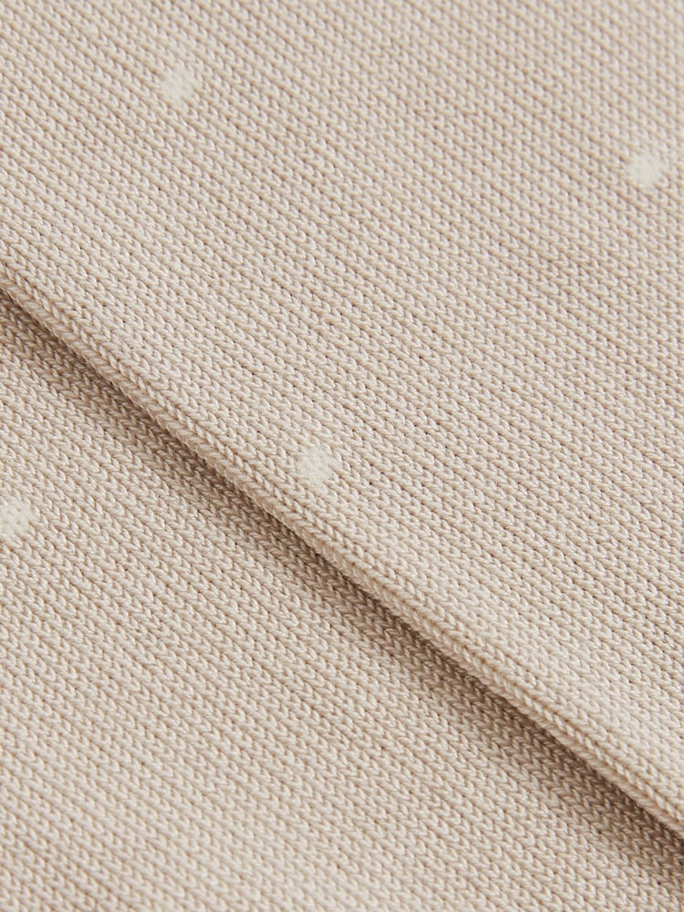 Reiss Taupe Mario Spot Polka Dot Socks - Image 3 of 3 Reiss Taupe Mario Spot Polka Dot Socks - Image 3 of 3