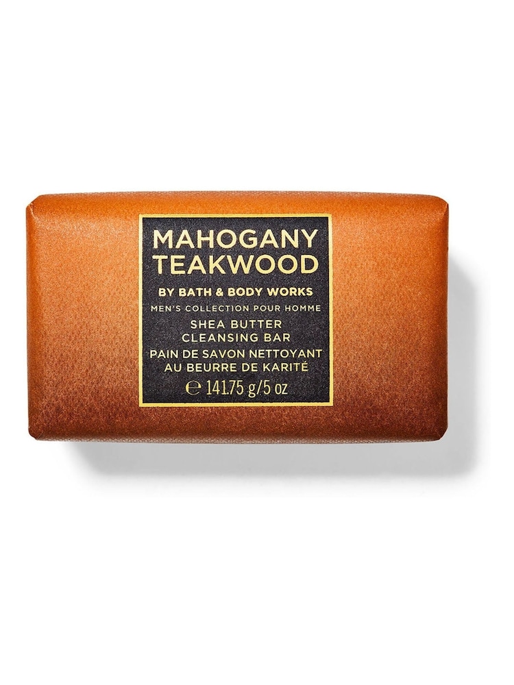 Bath & Body Works Mahogany Teakwood Shea Butter Cleansing Bar - Image 1 of 1 Bath & Body Works Mahogany Teakwood Shea Butter Cleansing Bar - Image 1 of 1