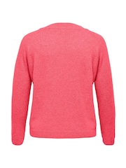 ONLY Curve Pink Long Sleeve Knitted Jumper - Image 2 of 2