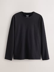 Brown Long Sleeve Crew Neck Check Woven Pyjamas Set - Image 2 of 5