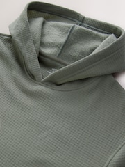 Sage Green Soft Waffle Pyjamas Hoodie Set - Image 10 of 11
