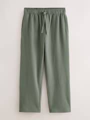 Sage Green Soft Waffle Pyjamas Hoodie Set - Image 9 of 11