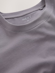 Lilac Purple/Grey Marl - Jersey Short Pyjamas Set - Imagen 14 de 14