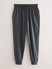 Grey Short Sleeve Cuffed Jersey Pyjamas Set - Image 8 of 10