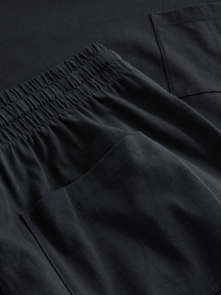 Negro - Jersey Short Pyjamas Set - Imagen 10 de 10