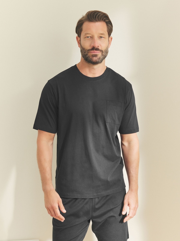 Negro - Jersey Short Pyjamas Set - Imagen 2 de 10