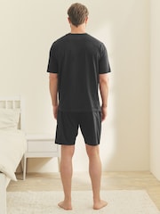 Negro - Jersey Short Pyjamas Set - Imagen 3 de 10