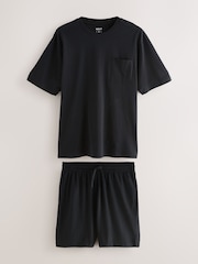 Negro - Jersey Short Pyjamas Set - Imagen 7 de 10