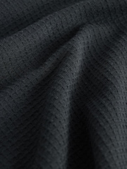 Black Soft Waffle Pyjamas Hoodie Set - Image 12 of 13