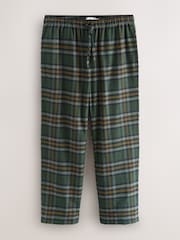 Green/Grey Marl Check Woven Short Sleeve Pyjamas Set - Image 10 of 11