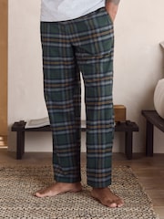 Green/Grey Marl Check Woven Short Sleeve Pyjamas Set - Image 2 of 11
