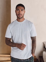 Green/Grey Marl Check Woven Short Sleeve Pyjamas Set - Image 3 of 11