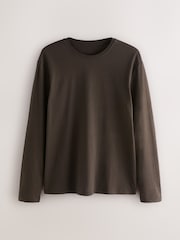 Neutral/Brown Check Motionflex Cosy Long Sleeve Cuffed Pyjamas - Image 8 of 11