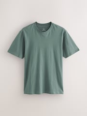 Sage Green / Neutral Stone Check Motionflex Cosy Short Sleeve Pyjamas Set - Image 13 of 16