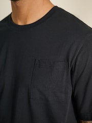 Kariert, neutral/schwarz - Kurzärmeliger Jersey-Pyjama - Bild 5 von 13
