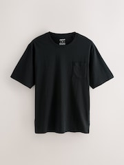 Kariert, neutral/schwarz - Kurzärmeliger Jersey-Pyjama - Bild 9 von 13