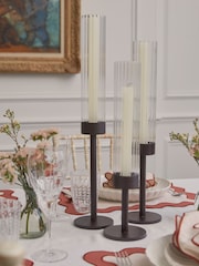 Sixty3 Styled Bronze Serenity Candle Hurricanes - Image 1 of 10