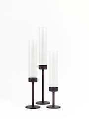 Sixty3 Styled Bronze Serenity Candle Hurricanes - Image 4 of 10