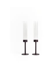 Sixty3 Styled Bronze Serenity Candle Hurricanes - Image 6 of 10