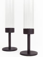 Sixty3 Styled Bronze Serenity Candle Hurricanes - Image 8 of 10