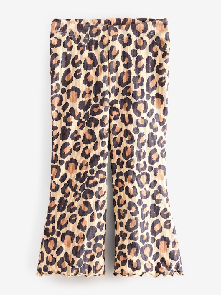 Grey Flare Graphic Print Leggings and Top Set 2 Pack - Image 3 of 3