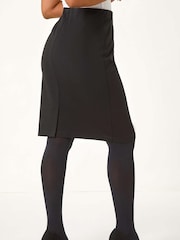Roman Black Petite Stretch Pencil Skirt - Image 3 of 5