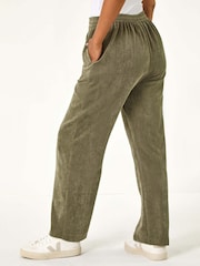 Roman Green Petite Corduroy Stretch Trousers - Image 3 of 5