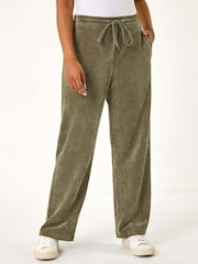 Roman Green Petite Corduroy Stretch Trousers - Image 4 of 5