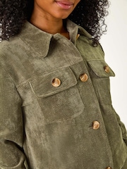 Roman Green Petite Corduroy Button Jacket - Image 5 of 5
