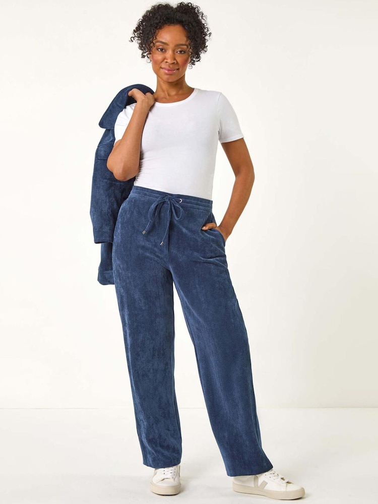 Azul - Roman Petite Corduroy Stretch Trousers - Imagen 2 de 5