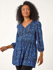 Roman Petite Paisley Print Tunic - صورة 1 من 5