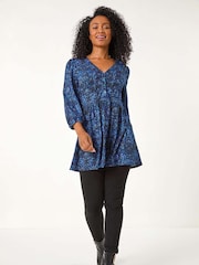 Roman Petite Paisley Print Tunic - صورة 2 من 5