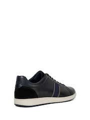 Dune London Black Trint Webbing Stripe Retro Trainers - Image 4 of 6