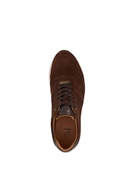 Dune London Brown Standard Fit Trilogy Perforated Runner Trainers - Image 5 of 6