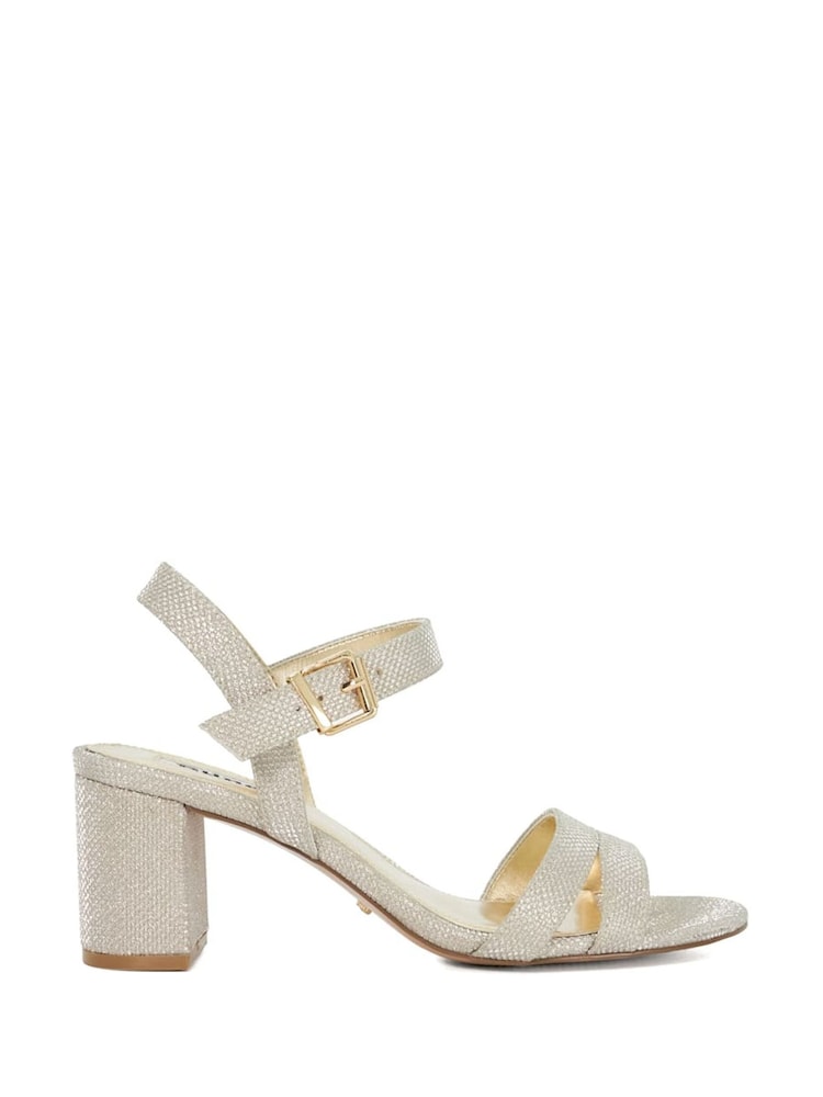 Dorado - Dune London Merisa Block Heel Sandals - Imagen 2 de 6 Dorado - Dune London Merisa Block Heel Sandals - Imagen 2 de 6