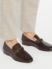 rjava - Dune London Mokasini Scilly Woven Trim - Slika 1 iz 6