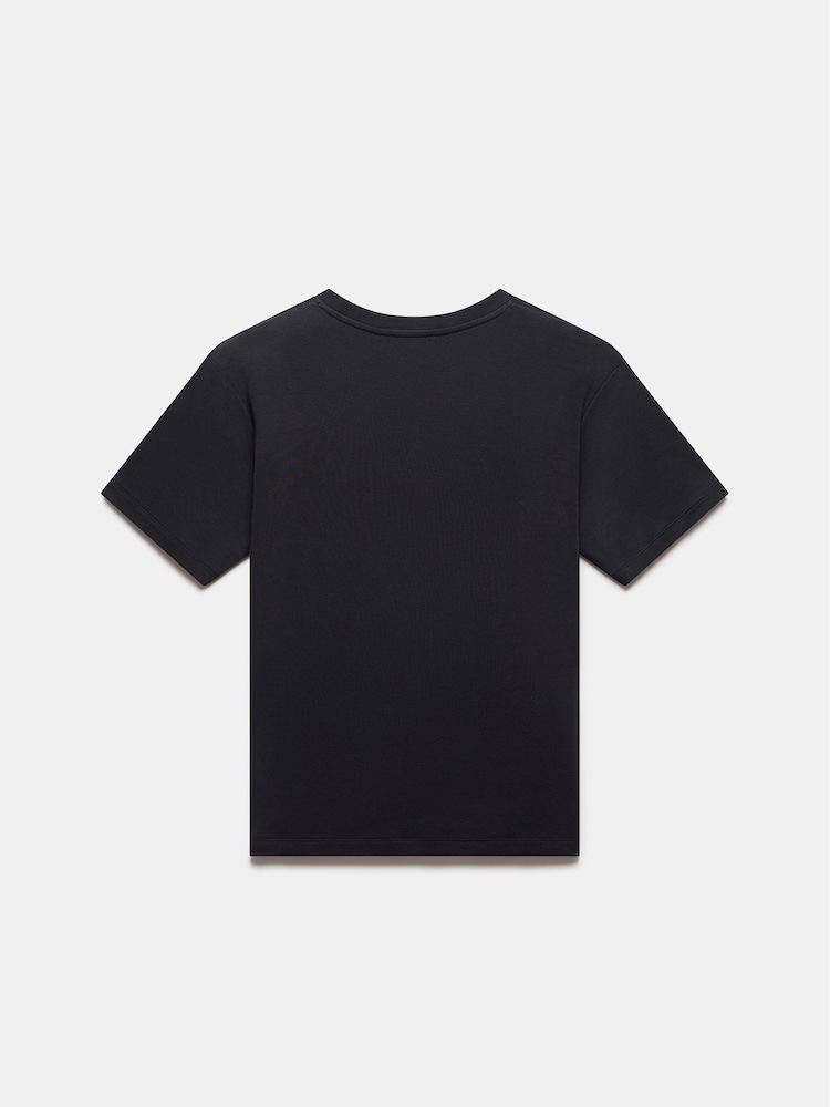 Mint Velvet Black 100% Cotton Paris T-Shirt - Image 7 of 7 Mint Velvet Black 100% Cotton Paris T-Shirt - Image 7 of 7