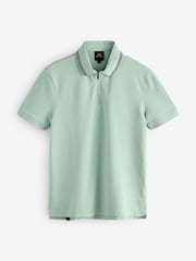 Armani Exchange Regular Fit Tipped Detail Polo Shirt - Image 1 of 1