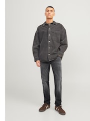JACK & JONES Black Glenn Slim Fox Jeans - Image 1 of 6